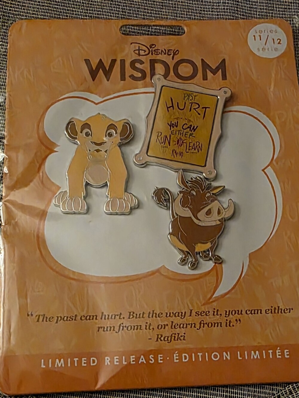 Disney Wisdom Lion King Pin Set
